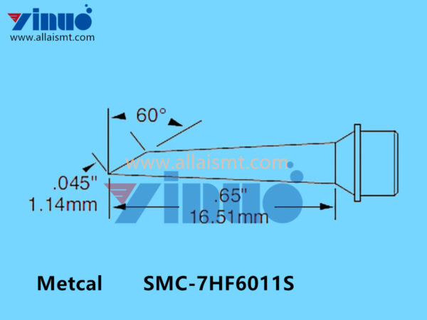 Metcal SMC-7HF6011S Soldering Tip