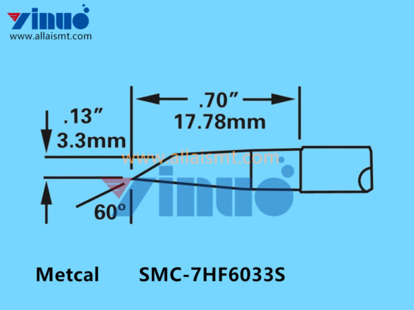 Metcal SMC-7HF6033S Soldering Tip