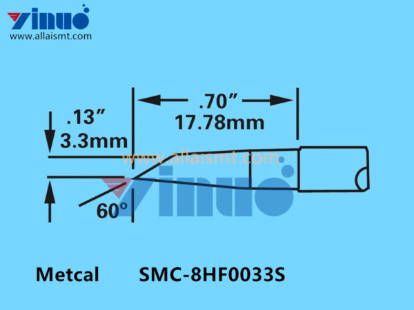 Metcal SMC-8HF6033S Soldering Tip