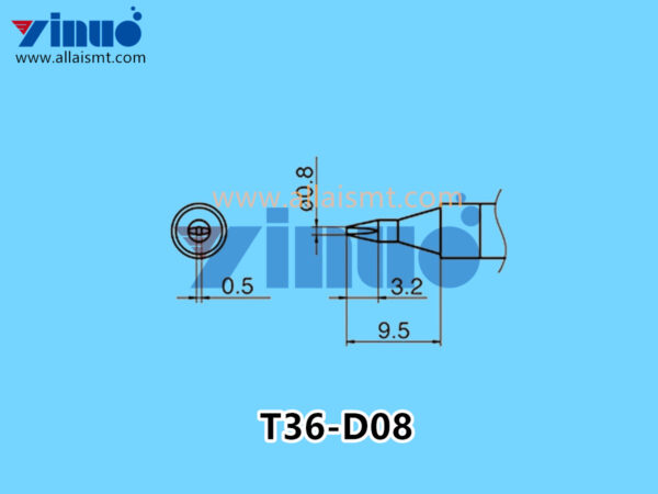 T36-D08 Hakko Soldering Tips