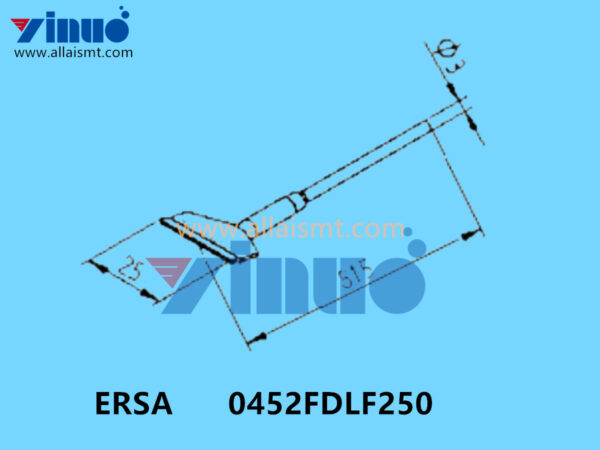 0452FDLF250 ERSA Soldering Tip