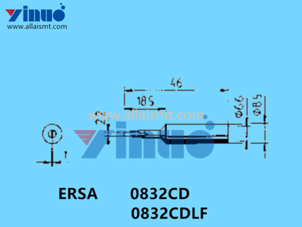 0832CD 0832CDLF ERSA Soldering Tip