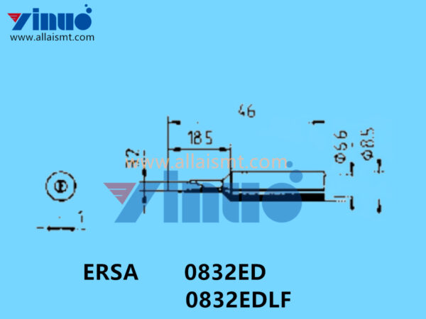 0832ED 0832EDLF ERSA Soldering Tip