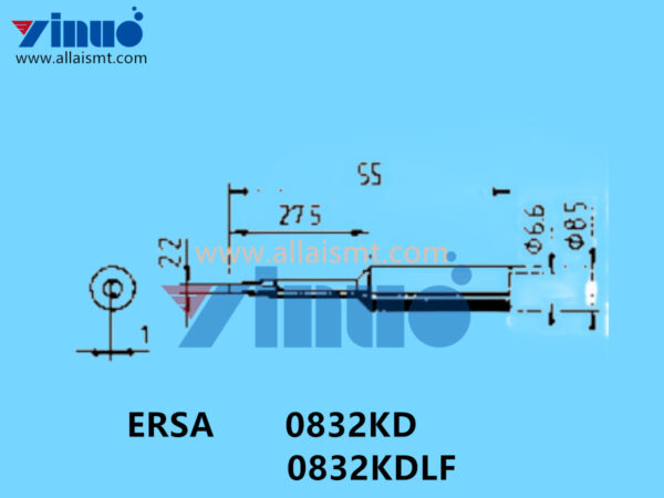 0832KD 0832KDLF ERSA Soldering Tip