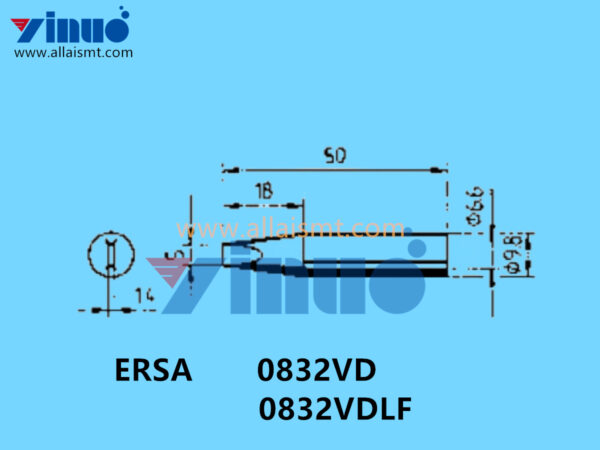 0832VD 0832VDLF ERSA Soldering Tip