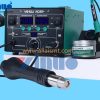 Hot air gun desoldering station, constant temperature digital display soldering iron, two-in-one temperature control.