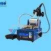 Automatic tin-discharging electric soldering iron, automatic soldering machine, small high-power tin-feeding constant-temperature soldering station, adjustable temperature foot-operated