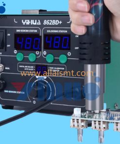Hot air gun desoldering station, constant temperature digital display soldering iron, two-in-one temperature control.