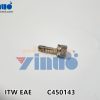 C450143 THERMOSTAT SCREW KNURLED M4X12 SS