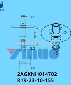 FUJI NXT H04 NOZZLE 2AGKNH014702 R19-23-10-155