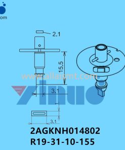 FUJI NXT H04 NOZZLE 2AGKNH014802 R19-31-10-155