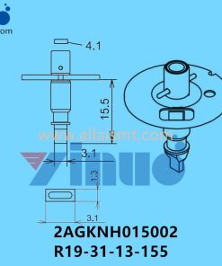 FUJI NXT H04 NOZZLE 2AGKNH015002 R19-31-13-155