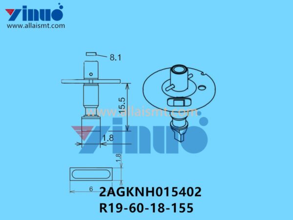 FUJI NXT H04 NOZZLE 2AGKNH015402 R19-60-18-155