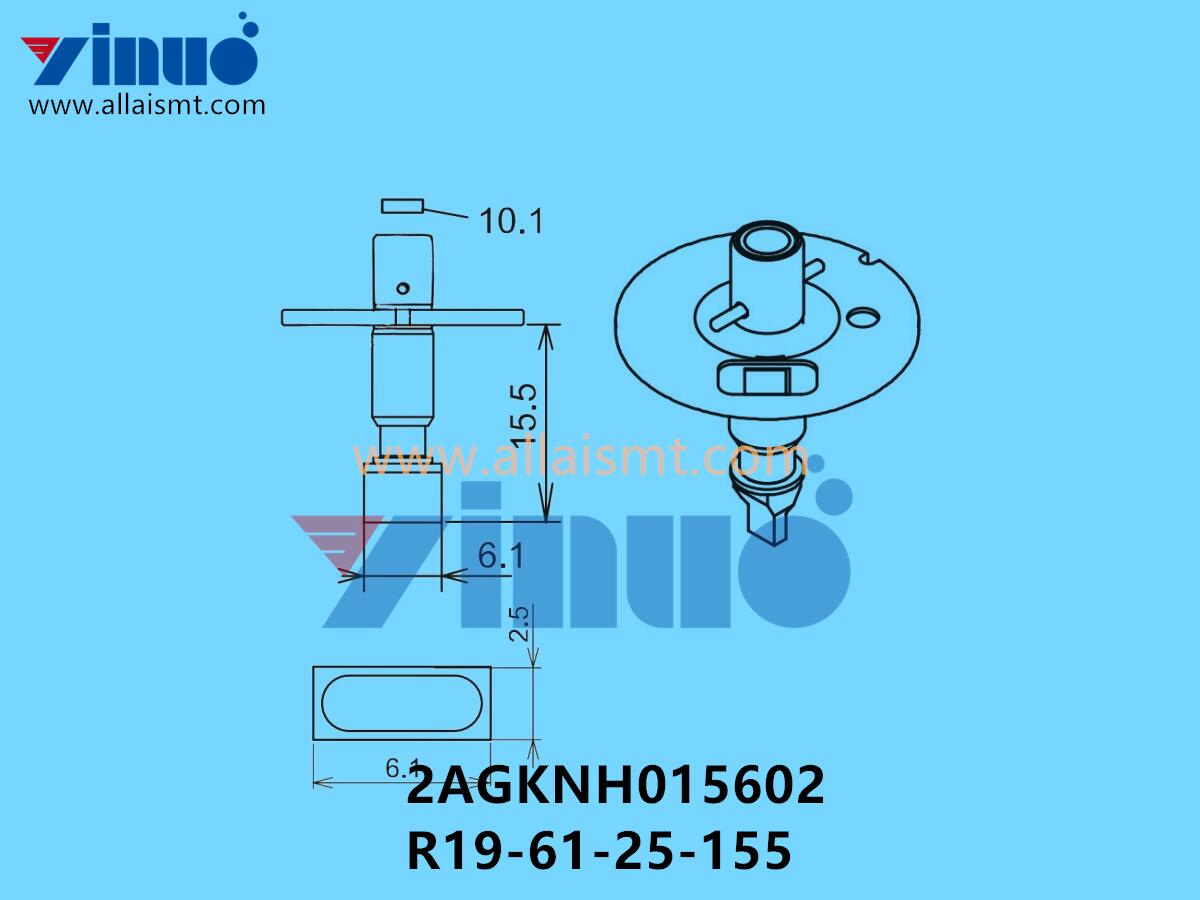 FUJI NXT H04 NOZZLE 2AGKNH015602 R19-61-25-155