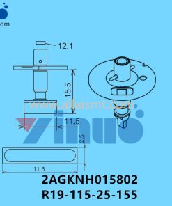 FUJI NXT H04 NOZZLE 2AGKNH015802 R19-115-25-155