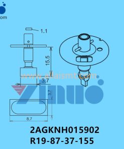 FUJI NXT H04 NOZZLE 2AGKNH015902 R19-87-37-155