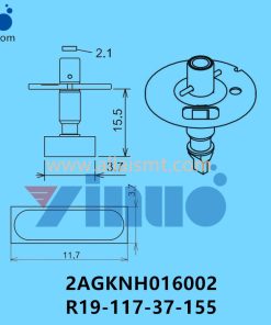 FUJI NXT H04 NOZZLE 2AGKNH016002 R19-117-37-155