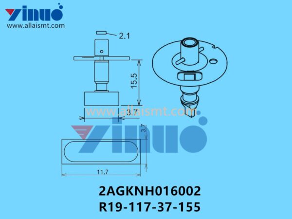 FUJI NXT H04 NOZZLE 2AGKNH016002 R19-117-37-155