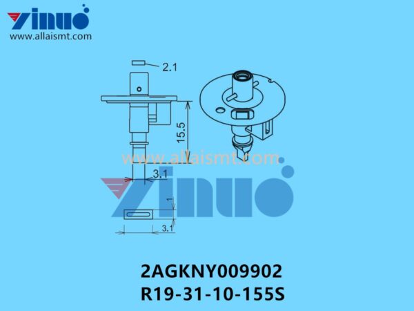 FUJI NXT H04S NOZZLE 2AGKNY009902 R19-31-10-155S