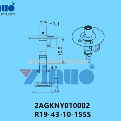 FUJI NXT H04S NOZZLE 2AGKNY010002 R19-43-10-155S