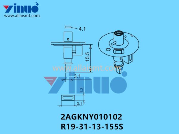 FUJI NXT H04S NOZZLE 2AGKNY010102 R19-31-13-155S