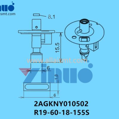 FUJI NXT H04S NOZZLE 2AGKNY010502 R19-60-18-155S