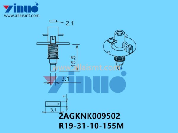 FUJI NXT H08M NOZZLE 2AGKNK009502 R19-31-10-155M