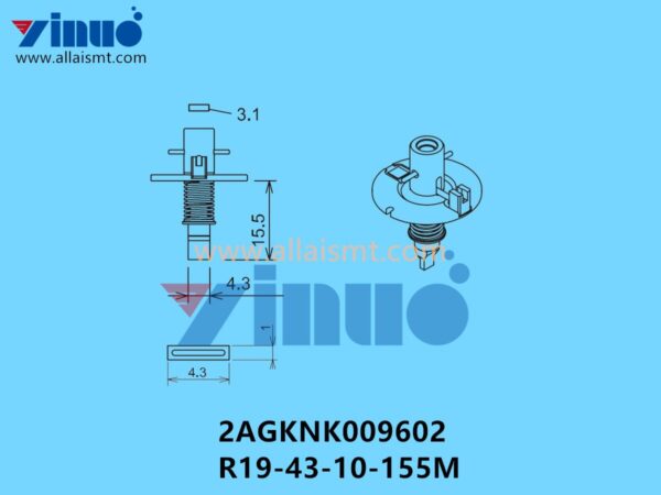 FUJI NXT H08M NOZZLE 2AGKNK009602 R19-43-10-155M