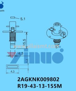 FUJI NXT H08M NOZZLE 2AGKNK009802 R19-43-13-155M