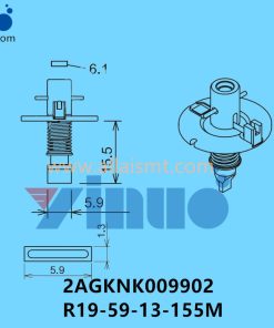 FUJI NXT H08M NOZZLE 2AGKNK009902 R19-59-13-155M