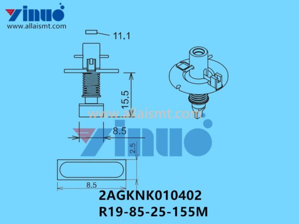 FUJI NXT H08M NOZZLE 2AGKNK010402 R19-85-25-155M