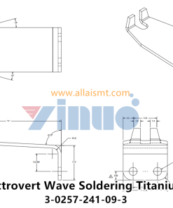 3-0257-241-09-3 ELECTROVERT FINGER,RIGID,TITANIUM,STRAIGHT L