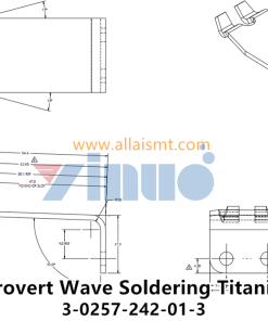3-0257-242-01-3 ELECTROVERT FINGER,V,GROOVE,RIGID,TITANIUM