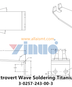 3-0257-243-00-3 ELECTROVERT FINGER,RIGID,TITANIUM,STRAIGHT L