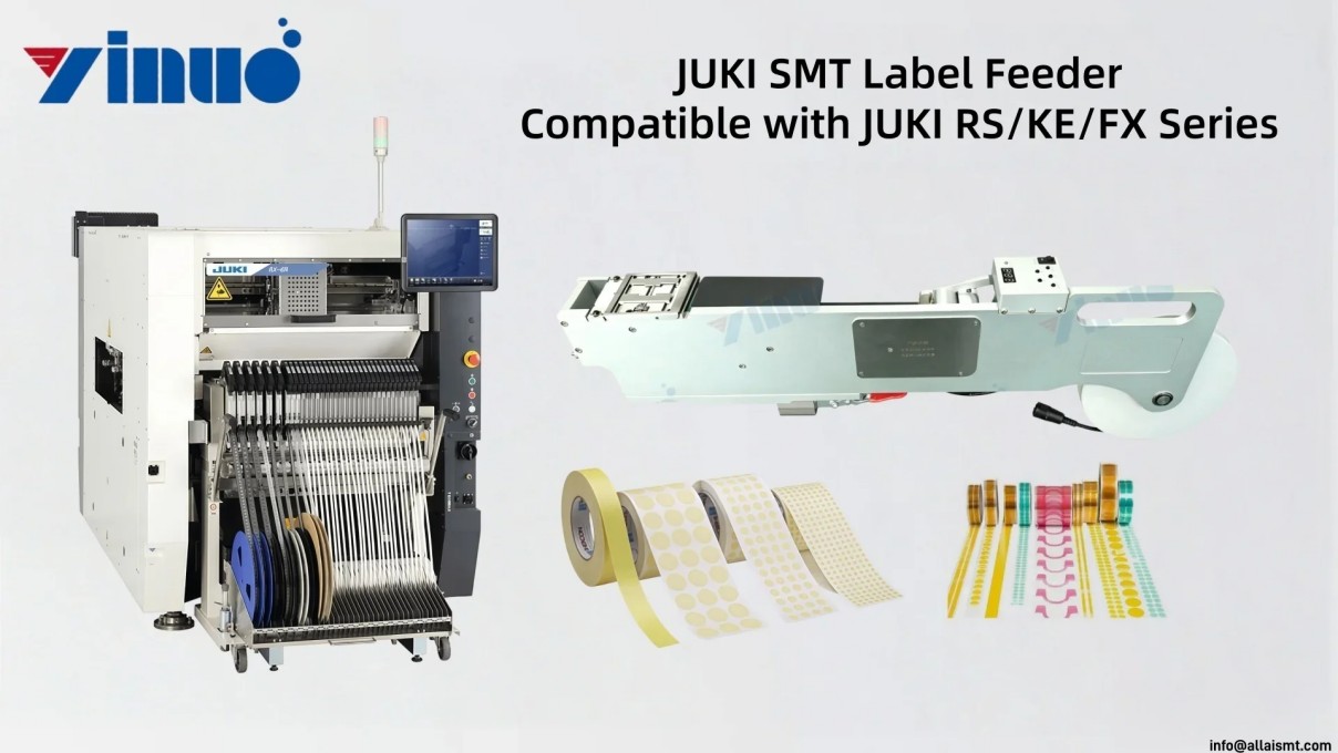 SMT Label Feeder for JUKI | Cuts Label Rework & Scrap